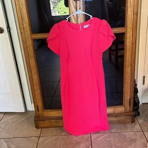 Calvin Klein hot pink dress